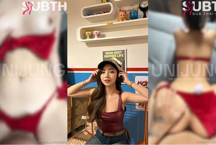 [unijung] น้องยูนิ unijung สาวหมวยน่ารักงานดีในชุดชั้นในสีแดงจับควยโม๊คให้เสียวๆก่อนโดนเย็ดหีรัวๆแบบไม่ยั้งร้องครางลั่นเลย