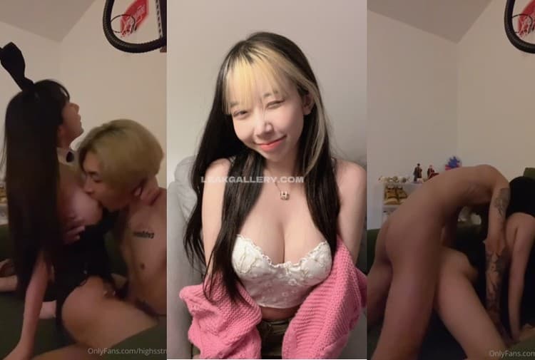 [highsstn] Highsstn Onlyfans น้องฮายในชุดบันนี่เกิร์ลสีดำโดนผัวจับแหกหีนอนเย็ด แล้วค่อยลุกขึ้นมานั่งขย่มโยกเอวกันแบบเสียวจนน้ำแตก