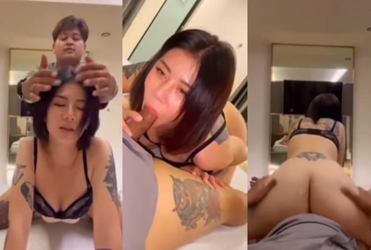 ไทย น้องกันกินยาเสียสาวเเล้วแก้ผ้ายั่วผัวยาออกฤทธิ์เเล้ว จับควยดูดโม๊คเสียว ขึ้นขย่มโยกควย เสียบสดเย็ดฟินๆ ร่อนหีเอวดี เย็ดหีแรงๆ